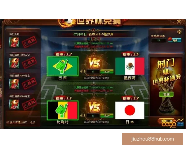 世界杯精彩竞猜游戏推荐助你赢取丰厚奖励与荣耀体验